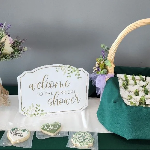 Botanical Greenery Bridal Shower Signs - Picture 5 of 7